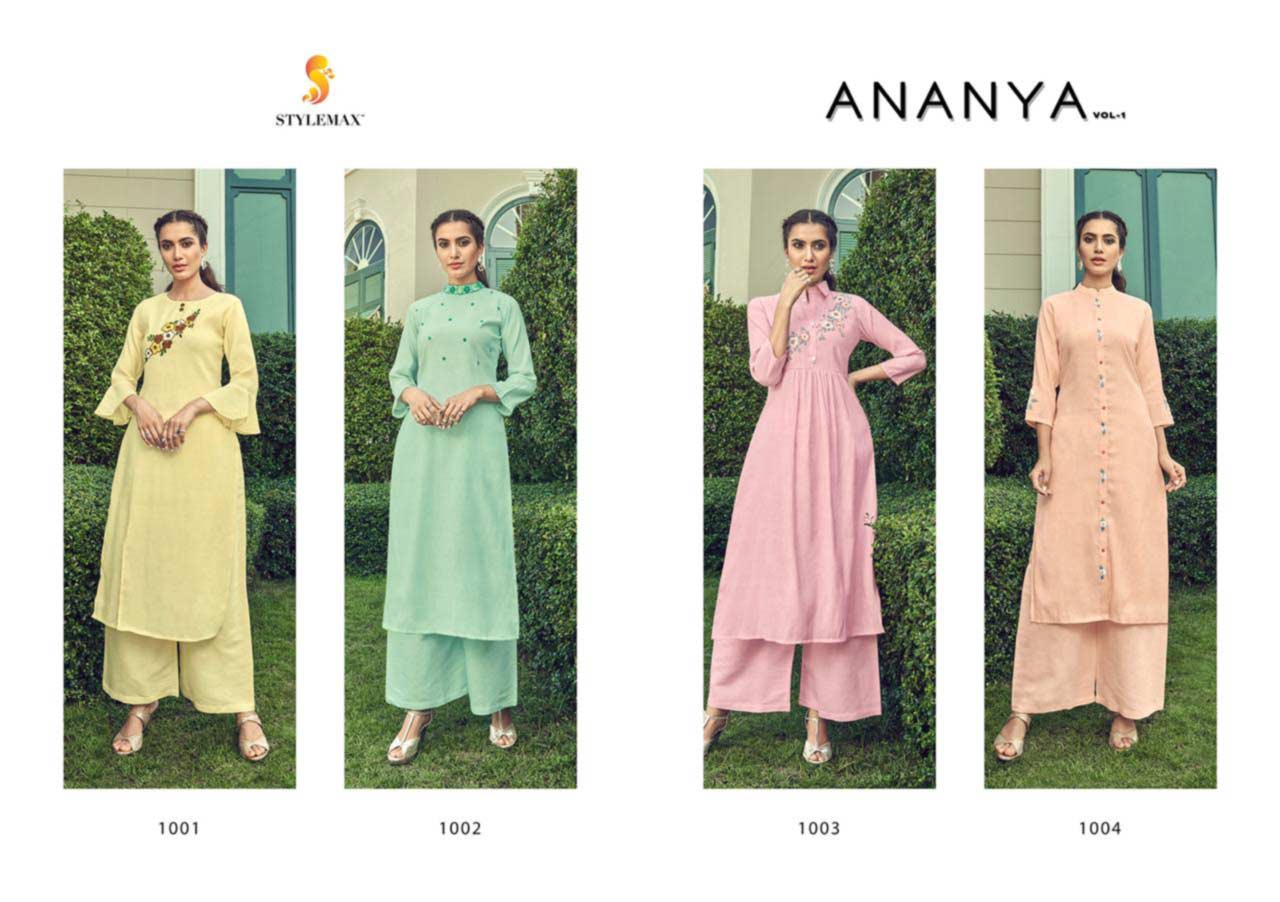 Ananya Vol-1 Cotton Palazzo Wholesale Kurta Ananya Vol-1 Cotton Palazzo Wholesale Kurta